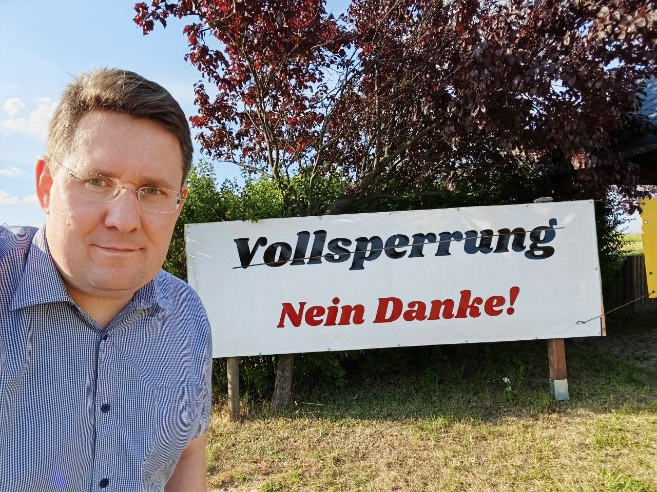Vollsperrung_L23_Friedrichswalde Protest gegen die Vollsperrung der L23 in Friedrichswalde